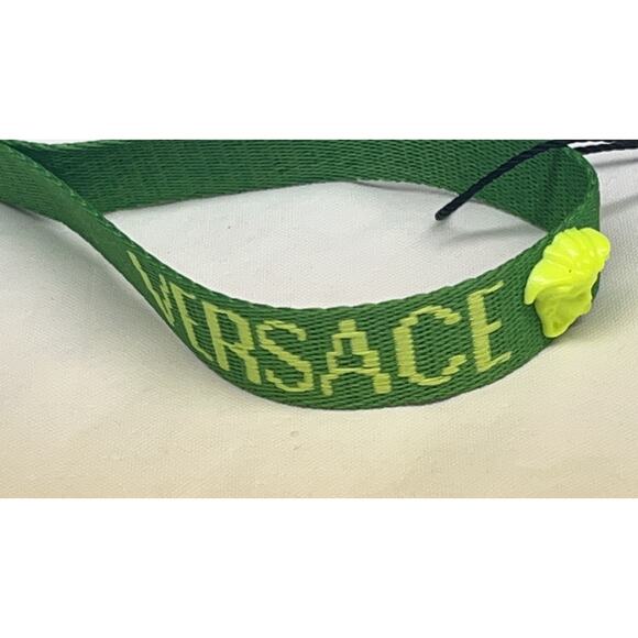 Versace Goddess Medusa Ribbon Bracelet GREEN - Picture 4 of 11